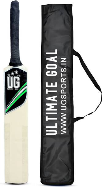 UG SPORTS Professional Grade High Quality With Powerful Edges Junior Size - 6 Poplar Willow Cricket Bat For 12 - 14 Yrs
