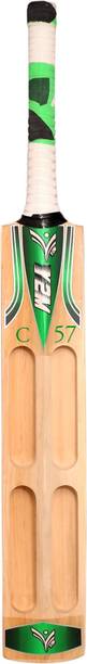Y2M Pro Best Quality 4 Capsule Scoop Bat (SHORT HANDLE-33INCHES) For Tennis ball C57 Poplar Willow Cricket  Bat For 15+ Yrs