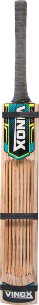 vinox BAHUBALI TRIPLE GUTTING FULL SIZE BURN BAT Kashmir Willow Cricket  Bat For 15+ Yrs