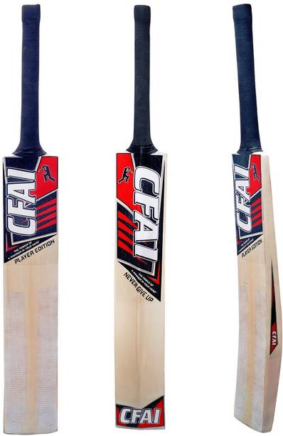 XTROKE CFAI Edition Popular Willow with Tennis Ball & Cover Suitable fr All Tennis Ball Poplar Willow Cricket  Bat For 15+ Yrs
