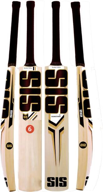 SIS SAINISTARS Tennis bat Size -06 Popular bat Poplar Willow Cricket Bat For 12 - 14 Yrs