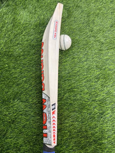 WCB Premium New Balance English Willow Cricket Bat English Willow Cricket  Bat For 15+ Yrs