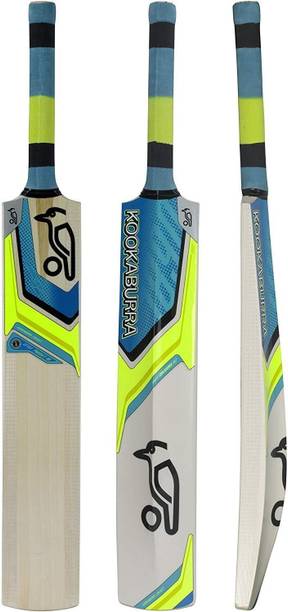 ISBN KOOKABURRA CLASSIC BLUE HARD TENNIS KASHMIRI BAT 1000-1100g Kashmir Willow Cricket  Bat For 15+ Yrs