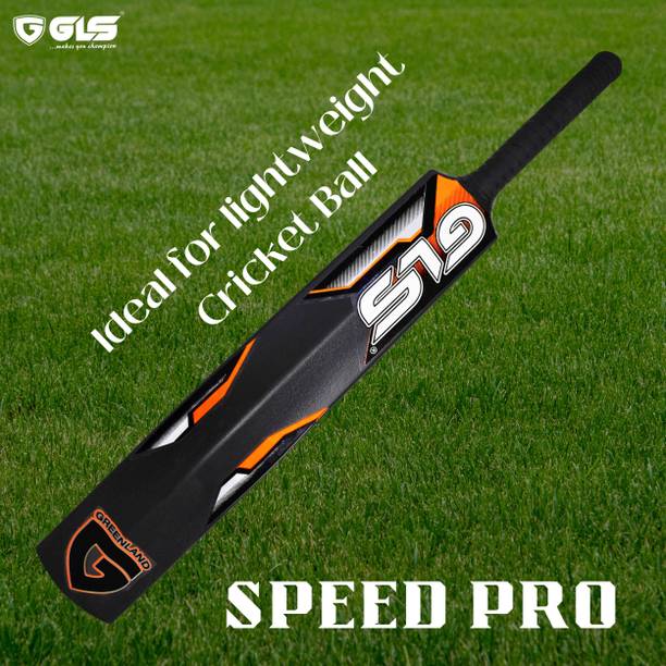 GLS Hector Pro Heavy Plastic Tennis Cricket Bat For Adults- Black PVC/Plastic Cricket  Bat For 15+ Yrs