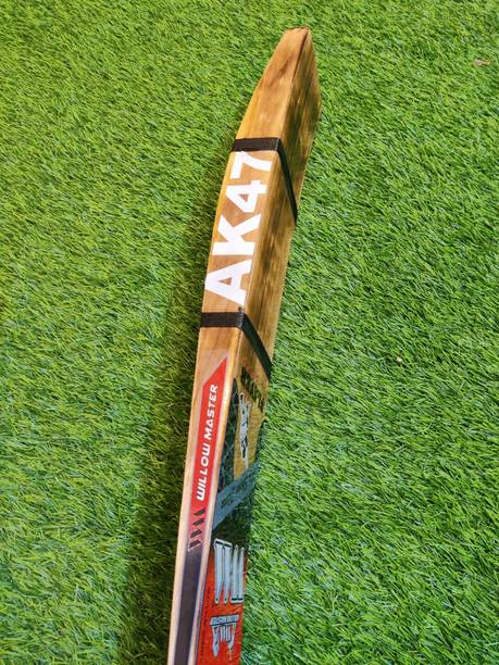 Willow master Ak47 Hard Tennis Triple Blade Kashmir Willow Cricket  Bat For 15+ Yrs