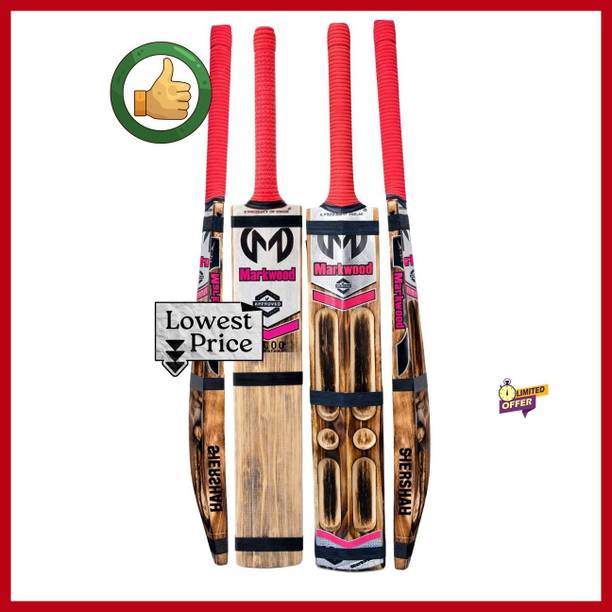 vinox Markwood Titanium Edge Series Poplar Willow Cricket  Bat For 15+ Yrs