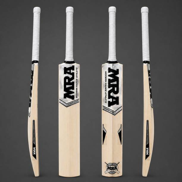 MODERN RANGE ATHLETE Training Cricket Bat for Tennis Ball | Durable Wooden Sports Bat Poplar Willow Cricket  Bat For 15+ Yrs