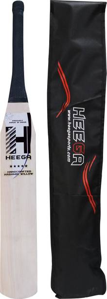 Heega V Shaped Mongoose Kashmir Willow Bat Leather bat Kashmir