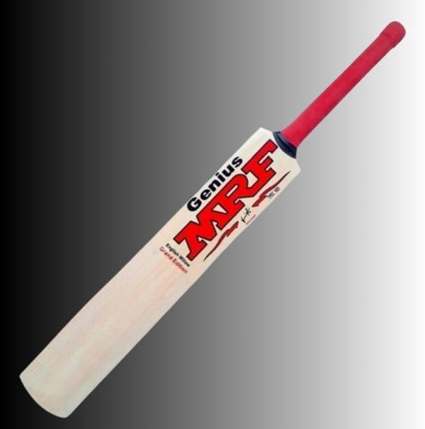 MRF Classic Tennis Ball Cricket Bat with Durable Grip Poplar Will