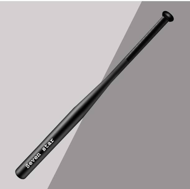 Yash industries meerut YSXI-0.2 Heavy Duty Natural Wood Baseball Bat classic baseball {black} Willow Baseball  Bat For 15+ Yrs