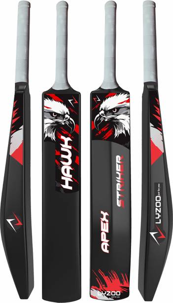 Lyzoo HAWK Hard Plastic/Fiber Tennis Ball Cricket Bat Pvc Poplar Willow Bat PVC/Plastic Cricket  Bat For 15+ Yrs