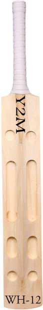 Y2M Best Quality Poplar Willow Scoop Design Bat , Plain...
