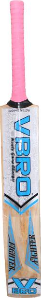 V-Bro Fighter Premium Bat Kashmir Willow Cricket Bat For 15+ Yrs (900-1100 g) Kashmir Willow Cricket  Bat For 15+ Yrs
