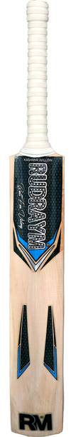 RUDRAYM RM TitanStrike Edition | Leather Bat | Suitable For Leather Ball | Size: 4 | Kashmir Willow Cricket  Bat For 11 - 13 Yrs