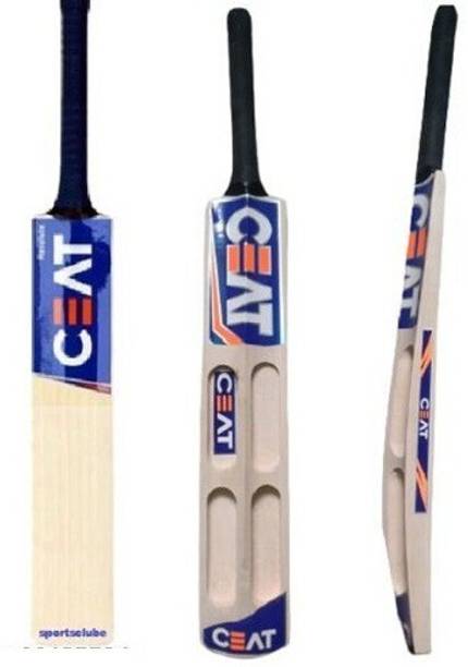CEAT NEW (SIZE-FULL SIZE ) SCOOP DESINER POPULER WILLOW CRICKET BAT Poplar Willow Cricket  Bat For 15+ Yrs