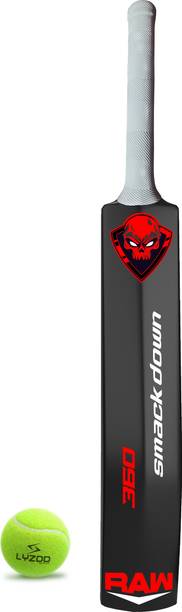 लाइज़ू Heavy duty Full Size (34"x4.5)With 1Pc Tennis Cricket Ball PVC/ प्लास्टिक क्रिकेट  बैट फॉर 15+ Yrs