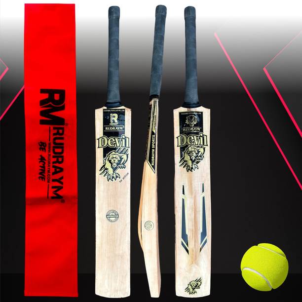RUDRAYM RM DEVIL Cricket Tennis Full Size with Free Tet...