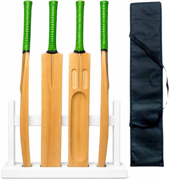 SVS Kashmiri Willow Hard Tennis Bat | Single Blade | Scoop Design | Light Kashmir Willow Cricket  Bat For 15+ Yrs