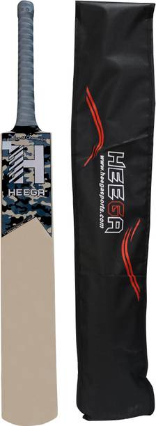 Heega Commando Single Blade Scoop Cricket Bat For Tennis Ball ( SH ) Kashmir Willow Cricket  Bat For 15+ Yrs