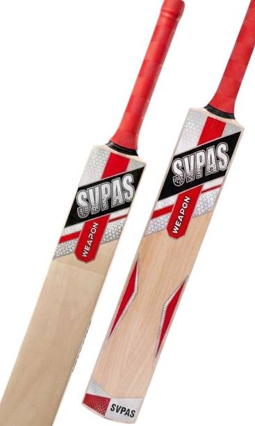 SVPAS TENNIS POPLAR WILLOW BAT FULL SIZE Poplar Willow Cricket  Bat For 10 - 12 Yrs