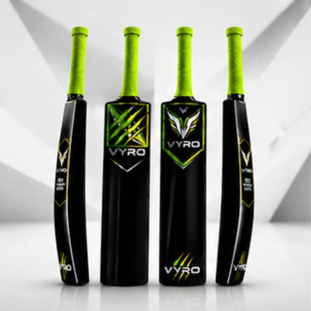 VYRO Plastic Fiber Cricket Bat for Tennis Ball Training and Practice 15+ Years PVC/Plastic Cricket  Bat For 15+ Yrs