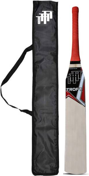 TrofT V-Shaped Scoop Mongoose Kashmir Willow Cricket  Bat For 15+ Yrs