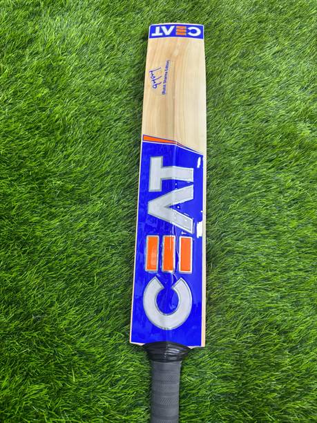 sport vault LEATHER BAT English Willow Cricket Bat For...