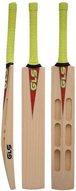 GLS Hitter PRO 33.5" Single Blade Full Size Poplar Willow Cricket  Bat For 15+ Yrs