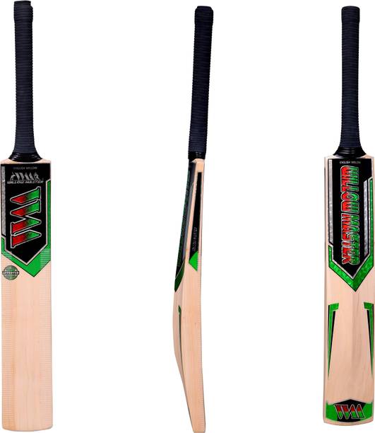 Willow master English Willow Leather Cricket Bat Type A...