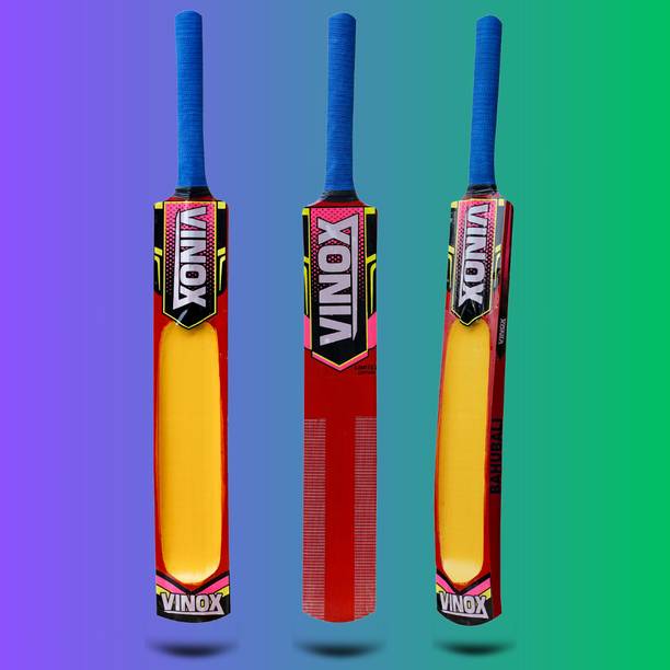 vinox Sports Shaktimaan Burn Edition – Waterproof Tennis Cricket Bat Poplar Willow Cricket  Bat For 15+ Yrs