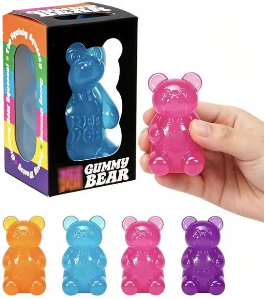 SHOPPOFOBIX Squishy, Dumpling Squishy Toy, Bear Needoh Cube Squishy Bath Toy