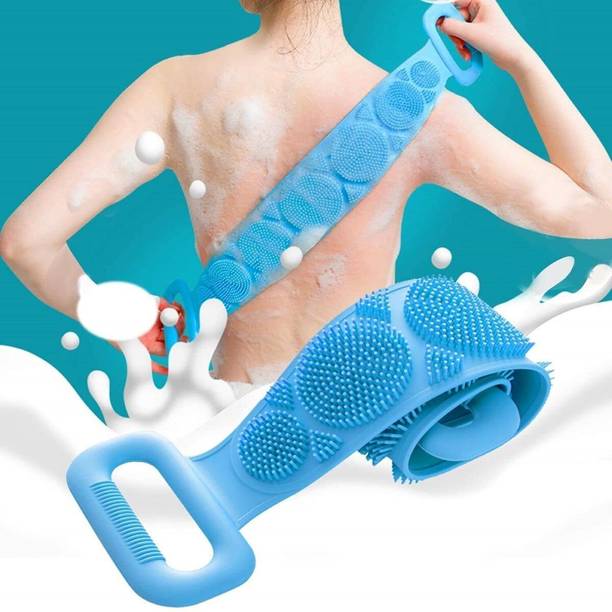 ONE PURCHASE Silicone Body Back Scrubber Big Size,for Skin Deep Cleaning Massage MULTICOLOUR1