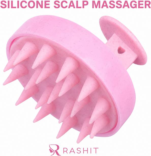 CHAMUNDA ECOMMECE Hair Scalp Massager Shampoo Brush with Soft Silicone Bristles Comb Scrubber