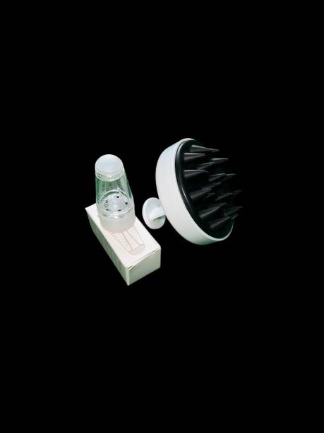 lirtiin Hair Oil Applicator Comb smooth Bottle, 6Ml Scale Control with shampoo massager