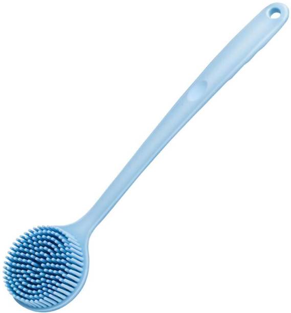 COROFFY Soft Silicone Back Scrubber Shower Bath Body Brush with Long Handle