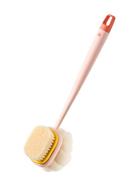 Lufarp Bathing Brush Practical Back Cleaning Scrubber Back Rubbing Silicone