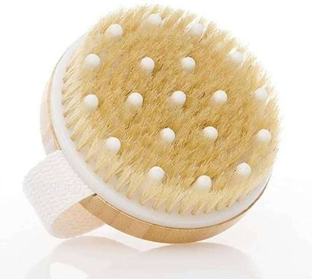 MELUDI Wooden Bath Brush for Dry brushing