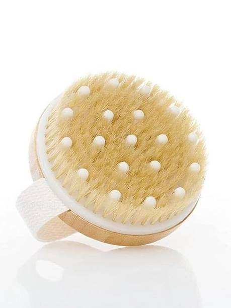 MELUDI Wooden Bath Brush for Dry brushing
