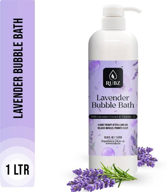 Rubz Lavender Bubble Bath for Bath Tub|With the Goodness of Lavender Extract
