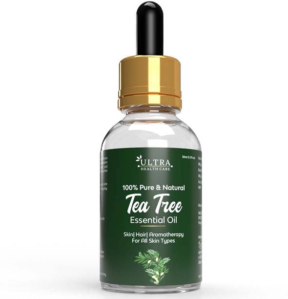 Ultra Healthcare Tea Tree Essential Oil | Hair Growth, Skin, Face Acne | Pure, Organic, Undiluted