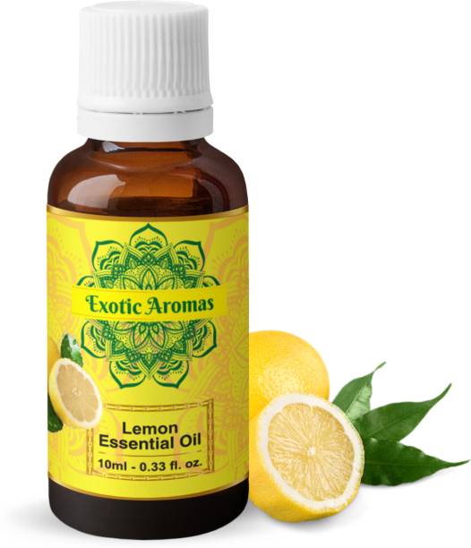 Exotic Aromas Lemon Essential Oil, 100% Pure and Natural, For Aromatherapy , Skin & Hair
