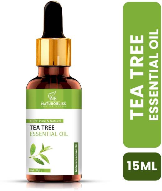 NaturoBliss Tea tree essential oil for skin, face, hair, Remove Acne and Dark Spots