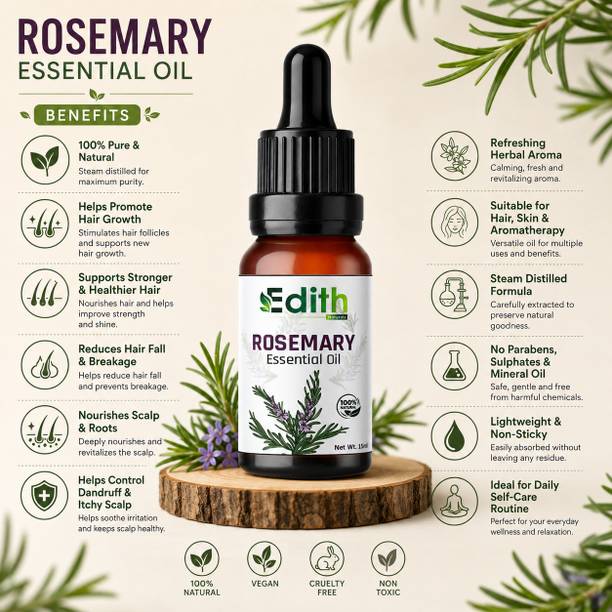 Edith Natural's Rosemary Oil For Skin, Muscle & Hair Conditioner