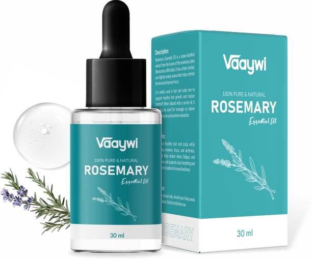 VAAYWI Pure Rosemary Essential Oil for Hair Growth & Skin Care