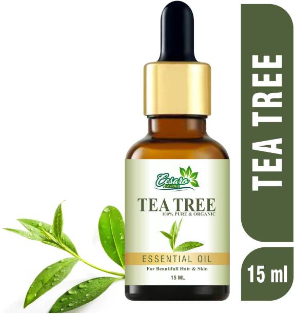 Cesaro Organics Tea Tree Oil for Skin, Hair and Acne care - Tea-Tree Essential Oil