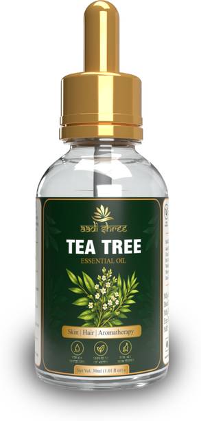 AADI SHREE Tea Tree Essential Oil | Skin, Hair Growth and Face Acne Care | Pure & Organic