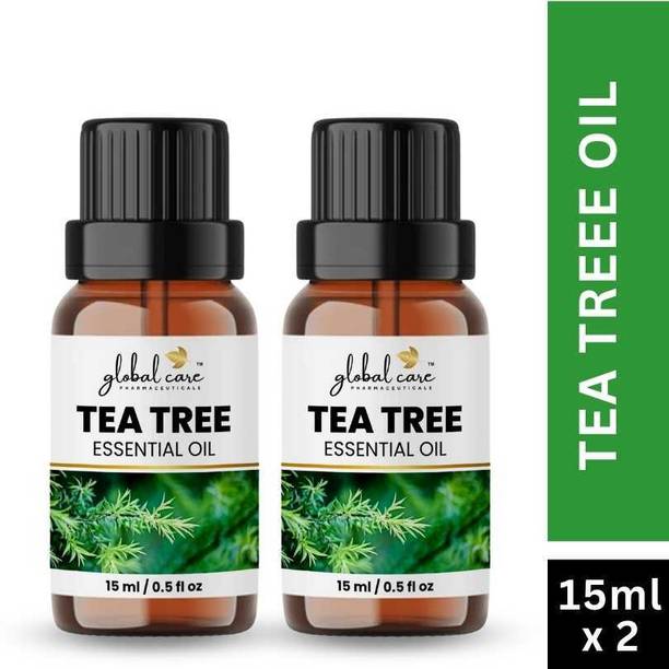 global care Tea Tree Essential Oil 15ml (Pack of 2) – Natural Skin Care, Anti-Acne