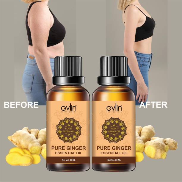 Ovlin Belly Drainage Ginger Organic Fat slim Oil Ginger Weight Loss Oil Men &amp; Women