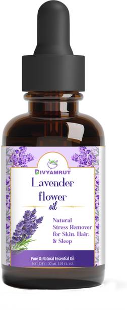 DIVYAMRUT Lavender Essential Oil |100% Natural Oil for Healthy Hair, Skin & Sleep