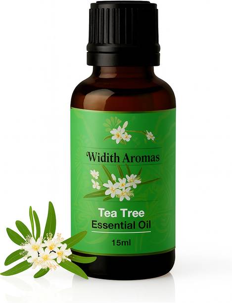 Widith Aromas Tea Tree Essential Oil Pure ,Amber Glass Bottle,Aromatherapy Drop Form